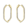 14K Yellow Gold 1.95ct Diamond Hoop Earrings