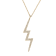 14KY 0.23ct Diamond Pendant With Chain