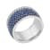 14K White Gold 4.79ct Sapphire and Diamond Ring