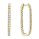 14K Yellow Gold 1.52ct Diamond Hoop Earrings