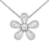14KW 0.22ct Diamond Pendant With Chain