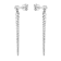 14K White Gold 0.57ct Diamond Earrings