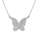 14KW 0.21ct Diamond Pendant With Chain
