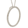 14KW 0.84ct Diamond Pendant With Chain