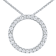 14KW 0.55ct Diamond Pendant With Chain