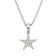14KW 0.15ct Diamond Pendant With Chain
