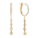 14K Yellow Gold 0.86ct Diamond Earrings