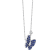 14KW 1.39ct Sapphire and Diamond Pendant With Chain