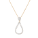 14KY 1.21ct Diamond Pendant With Chain