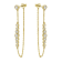 14K Yellow Gold 0.9ct Diamond Earrings