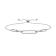 14K White Gold 0.20ctw Diamond Bezel Bracelet