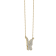 14KY 0.21ct Diamond Pendant With Chain