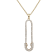 14KY 0.59ct Diamond Pendant With Chain