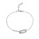 14K White Gold 0.41ctw Diamond Paperclip Bracelet