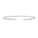 14K White Gold 0.81ctw Diamond Bangle