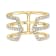 14K Yellow Gold 0.56ct Diamond Ring