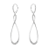 14K White Gold 0.52ct Diamond Earrings
