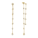 14K Yellow Gold 0.86ct Diamond Earrings