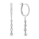 14K White Gold 0.86ct Diamond Earrings