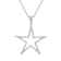 14KW 0.36ct Diamond Pendant With Chain
