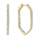 14K Yellow Gold 1.95ct Diamond Hoop Earrings