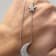 14KW 1.11ct Diamond Pendant With Chain
