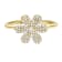 14K Yellow Gold 0.26ct Diamond Ring