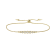 14K Yellow Gold 0.34ctw Diamond Bolo Bracelet