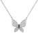 14KW 0.54ct Diamond Pendant With Chain
