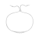 14K White Gold 0.34ctw Diamond Bolo Bracelet