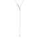 14KW 0.50ct Diamond Pendant With Chain
