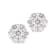 14K White Gold 0.59ct Diamond Studs