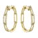 14K Yellow Gold 0.39ct Diamond Hoop Earrings