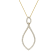 14KY 0.93ct Diamond Pendant With Chain