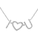 14KW 0.34ct Diamond Pendant With Chain