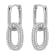 14K White Gold 0.86ct Diamond Earrings