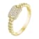 14K Yellow Gold 0.13ct Diamond Ring