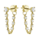 14K Yellow Gold 0.64ct Diamond Earrings