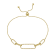 14K Yellow Gold 0.20ctw Diamond Bezel Bracelet