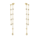 14K Yellow Gold 0.86ct Diamond Earrings