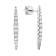 14K White Gold 0.52ct Diamond Earrings