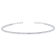 14K White Gold  0.53ctw Diamond Bangle