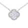 14KW 0.21ct Diamond Pendant With Chain