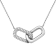 14KW 0.26ct Diamond Pendant With Chain