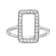 14K White Gold 0.30ct Diamond Ring