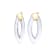 Clear Marquise Hoops