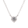 1/3 Ct. Lab Grown Diamond Solitaire 14K White Gold Necklace