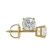 IGI Certified 1.00 Ct. T.W. White Lab-Grown Diamond Stud 14K Yellow Gold Earrings