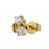 IGI Certified 1/4 Ct. T.W. White H-I Lab Grown Diamond Stud 14K Yellow
Gold Earrings