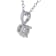 3/4 Carat Lab-Grown Diamond Solitaire 14K White Gold Pendant